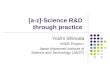 [a-z]-Science R&D through practice Yoichi Shinoda WIDE Project / Japan Advanced Institute of Science and Technology (JAIST)