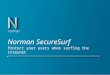 Norman SecureSurf Protect your users when surfing the Internet