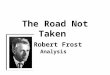 The Road Not Taken Robert Frost Analysis. Vocabulary diverged - התפצלו bent- התעקל trodden = become sigh - אנחה