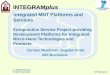 INTEGRAMplus INTEGRAMplus Integrated MNT Platforms and Services Europractice Service Project providing Development Platforms for Integrated Micro-Nano