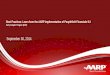 Best Practices: Learn from the AARP Implementation of PeopleSoft Financials 9.2 Early Adopter Program (EAP) September 30, 2014