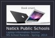Natick Public Schools Laptop Information Session MS School Parents - Spring 2014