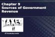 Chapter 9 Sources of Government Revenue 15 Vocabulary words