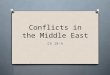 Conflicts in the Middle East Ch 18-4. Vocabulary O Anwar Sadat O Golda Meir O PLO O Yasir Arafat O Camp David Accords O Intifada O Olso Peace Accords