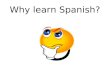 Why learn Spanish?. Lesson Objectives What are the 5 main reasons we should learn Spanish? How can knowing Spanish help us in the future?