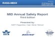 MID Annual Safety Report Third Edition Presented by: ASRT Rapporteur, Capt. Adnan Takrouri RASG-MID/4 RASG-MID/4-PPT/2 24-26 February 2015 Jeddah, Saudi