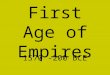 First Age of Empires 1570 -200 BCE. New Kingdom of Egypt (1570-1075 BCE) more wealth and power Valley of the Kings –New burial site for pharaohs Queen