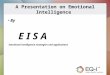 A Presentation on Emotional Intelligence By E I S A emotional intelligence strategies and applications