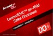 LenovoEMC™ − January 2014 LenovoEMC™ px-400d Sales Disclosure 2013 LENOVO INTERNAL. ALL RIGHTS RESERVED