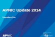 Issue Date: Revision: APNIC Update 2014 Guangliang Pan [31 March 2014] [1]