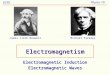 UCSD Physics 10Electromagnetism Electromagnetic Induction Electromagnetic Waves James Clerk MaxwellMichael Faraday