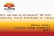 ENTELA SHEHAJ Albanian Energy Regulator (ERE) DOES MONITORING METHODOLOGY MATTERS? Electricity Market Monitoring in Albania
