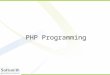 PHP Programming. Topics Background and History of PHP Installation Comments in PHP Variables Conditions Loops Functions File Handling Database Handling
