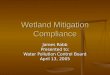 Wetland Mitigation Compliance James Robb Presented to: Water Pollution Control Board April 13, 2005