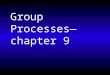 Group Processes— chapter 9. What is a group? Which of these are meaningful groups? Members of your fraternity/sorority Your family Members of the St