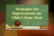 Strategies for Improvement on Ohio’s State Tests