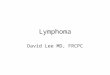 Lymphoma David Lee MD, FRCPC. Overview Concepts, classification, biology Epidemiology Clinical presentation Diagnosis Staging Three important types of