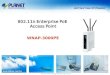 Www.planet.com.tw WNAP-3000PE 802.11n Enterprise PoE Access Point Copyright © PLANET Technology Corporation. All rights reserved