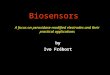 By Ivo Frébort Biosensors A focus on peroxidase-modified electrodes and their practical applications