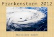 Frankenstorm 2012 Hurricane Sandy. A horrific environmental disaster