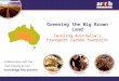 Greening the Big Brown Land Tackling Australia’s transport carbon footprint