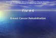 File #4 Breast Cancer Rehabilitation Oncology Rehabilitation: Web-based Learning for Physical Therapists Who Provide Rehabilitation to Patients with Breast