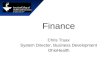 Finance Chris Truax System Director, Business Development OhioHealth