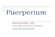 Puerperium Nazila Karamy –MD Genecology and Obstetric Specialist 