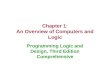 Chapter 1: An Overview of Computers and Logic Programming Logic and Design, Third Edition Comprehensive