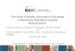 The Role of Health Information Exchange in Reducing Avoidable Hospital Readmissions Candy Hanson, Program Manager, Stratis Health & Coral Lindahl, Point