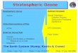 Climate and Global Change Notes 12-1 Stratospheric Ozone Ozone Chlorofluorocarbons (CFCs) CFCs Antarctic Ozone Hole Causes Ozone and Surface uv Radiation