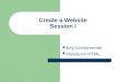 Create a Website Session I Key Components Hands-on HTML