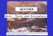 WEATHER Here, There and Everywhere Images courtesy of Carl Posey’s Living Earth Book of Wind & Weather and John Farndon’s Dictionary of the Earth