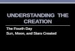UNDERSTANDING THE CREATION The Fourth Day Sun, Moon, and Stars Created
