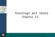 23-1 PowerPoint slides to accompany New Zealand Financial Accounting 5e by Samkin Slides adapted by Murugesh Arunachalam, © 2011 McGraw-Hill Australia