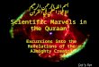 Scientific Marvels in the Quraan بسم الله الرحمن الرحيم الإعجاز العلمي في القرآن Excursions into the Revelations of the Almighty Creator Cat’s