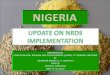 CHRONOLOGY LAUNCHING OF THE NRDS – Launched by the Executive Governor and Chief Servant of Niger State, Dr. Mu’azu Babangida Aliyu, OON – Date: Monday
