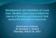 Dissertation Defense By Abraham L. Howell Thursday, March 29, 2012