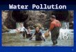1 Water Pollution. 2 WATER POLLUTION Water pollution- Any physical, biological, or chemical change in water quality that adversely affects living organisms