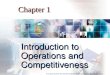 Copyright 2006 John Wiley & Sons, Inc. Chapter 1 Introduction to Operations and Competitiveness To Accompany Russell and Taylor, Operations Management,