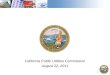 1 California Public Utilities Commission August 22, 2011