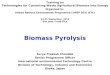 Biomass Pyrolysis Training on Technologies for Converting Waste Agricultural Biomass into Energy Organized by United Nations Environment Programme (UNEP