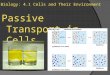 Biology: 4.1 Cells and Their Environment Passive Transport in Cells