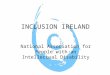 INCLUSION IRELAND National Association for People with an Intellectual Disability