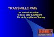 TRANSMILLE PATs The New Alternative To Fast, Easy & Efficient Portable Appliance Testing