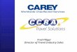 Fred Filippi Director of Travel Industry Sales. Agenda Who is Carey International? Applying Carey services to your business –What customers and When?