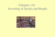 Chapter 14: Investing in Stocks and Bonds. Common stock Preferred stock Bonds Stocks and Bonds and How They are Used