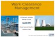 Work Clearance Management Christoph Wobbe WCM GmbH Rory David Shaffer Utilities IBU