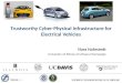 | 1 Trustworthy Cyber-Physical Infrastructure for Electrical Vehicles Klara Nahrstedt University of Illinois at Urbana-Champaign