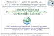 1 Decontamination and Decommissioning of Radiologically- Contaminated Facilities ITRC Technical and Regulatory Guidance Document: Decontamination and Decommissioning